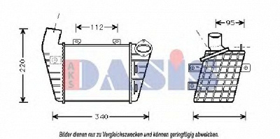 AKS DASIS 047270n -  Интеркулер